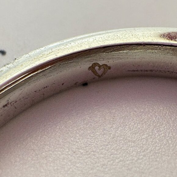 VTG Solid Sterling Silver 925 Cubic Zirconia Pavé Set Statement RIng Size 6.5 - Picture 6 of 9